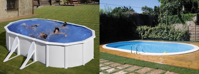 Außenpools, das gute Wetter nutzen, um das Wasser zu genießen Außenpools