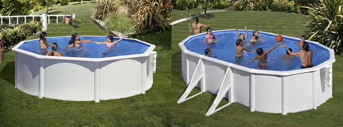 Gre Azores Pools ist die günstigste 132 cm hohe Option Gre Azores Pools