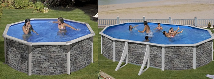 Gre Cerdeña Pools, mit einem rustikalen Hauch Gre Cerdeña Pools