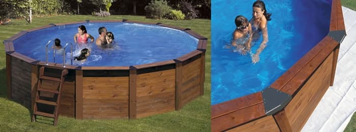 Gre Island Holzpools aus Holz mit hochwertigen Oberflächen Gre Island Holzpools