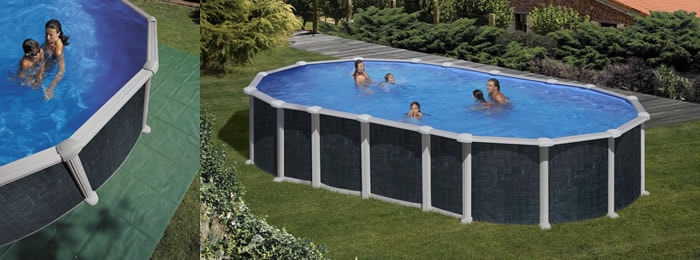 Gre Kreta Pools, ohne Widerlager bekräftigen den Stil Gre Kreta Pools