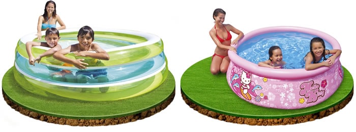 Bunte und lustige Planschbecken Planschbecken