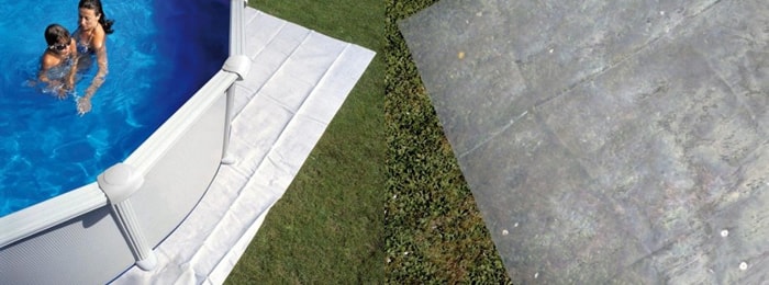 Pool Unterlagen, zusätzlicher Schutz für die Poolfolie Pool Unterlagen