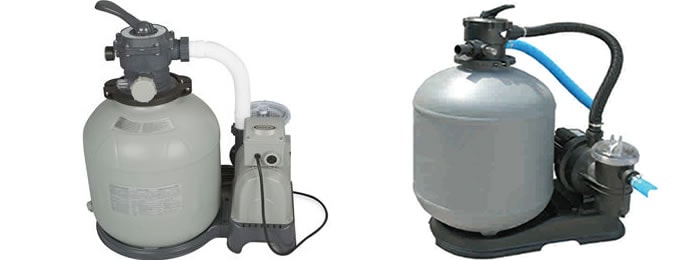 Poolfilter-Typen Poolfilter