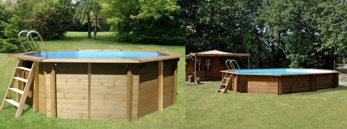 Sunbay Holzpools, mit Holzstruktur Sunbay Holzpools