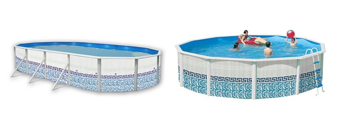 Toi Mosaik Pools, dekoriert mit klassischem Flair Toi Mosaik Pools