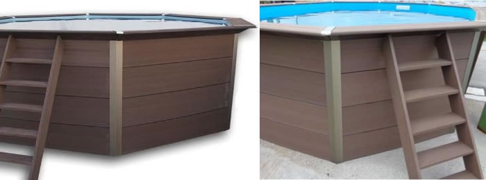 Innovative, elegante und funktionelle Wood Plastic Composite Pools Wood Plastic Composite Pools