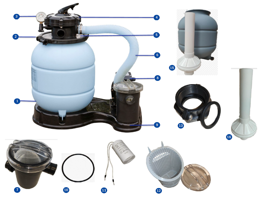 Gre Sandfilter Auflisten FS320