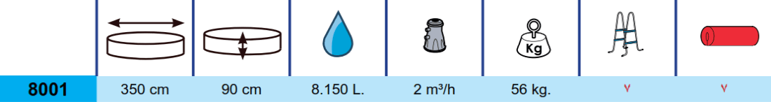 Toi Pool Foam 350x90 8001