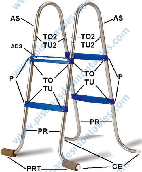 Auflisten verzinkte Leiter Toi 4839