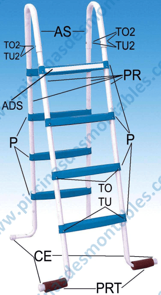 Auflisten 8-stufige Leiter Toi 4870