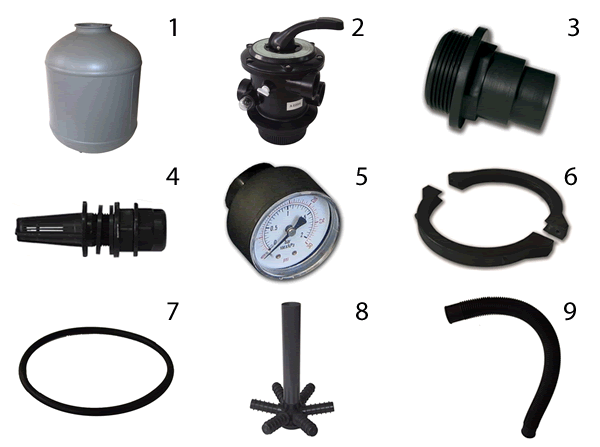 Auflisten Sandfilter Toi 6 m3/h 4910