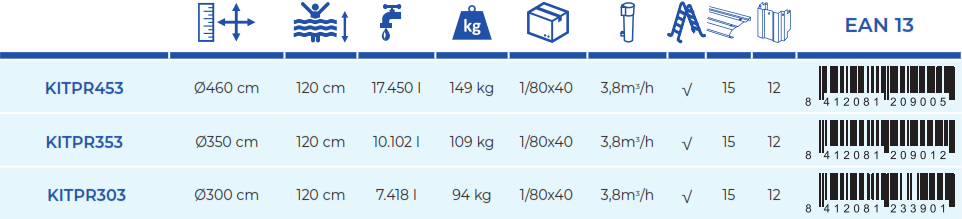 Gre Pool Bora Bora 350x120 KITPR353